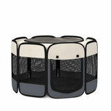 Foldable Enclosed Pet Bed for Cats and Dogs