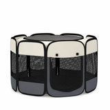 Foldable Enclosed Pet Bed for Cats and Dogs