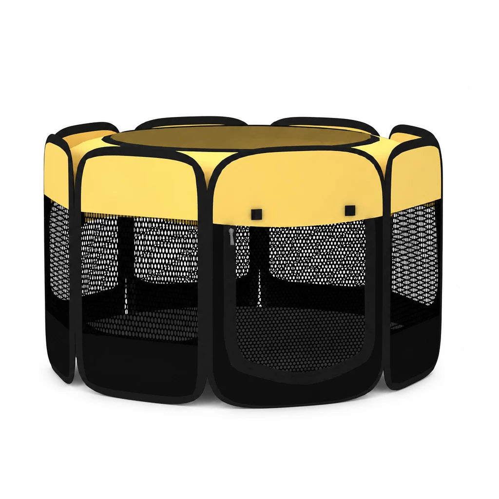 Foldable Enclosed Pet Bed for Cats and Dogs