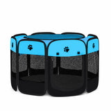 Foldable Enclosed Pet Bed for Cats and Dogs