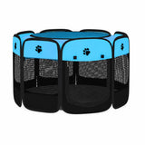 Foldable Enclosed Pet Bed for Cats and Dogs