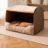Covered Dog Bed