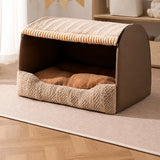Covered Dog Bed