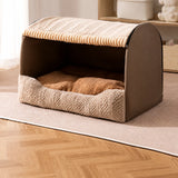 Covered Dog Bed