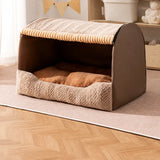 Covered Dog Bed