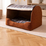 Covered Dog Bed