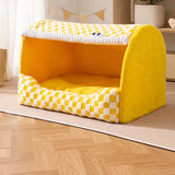 Covered Dog Bed