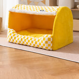Covered Dog Bed