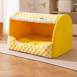 Covered Dog Bed