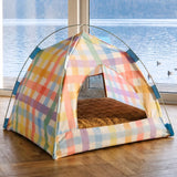 Year-Round Convertible Tent Bed for Cats and Small Dogs
