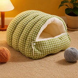 Semi-Enclosed Cat & Small Dog Bed