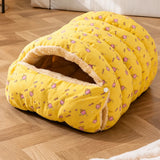 Semi-Enclosed Cat & Small Dog Bed
