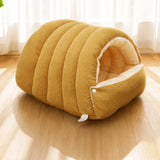 Semi-Enclosed EPE Foam Pet Bed with Snap-Button Design