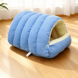 Semi-Enclosed EPE Foam Pet Bed with Snap-Button Design