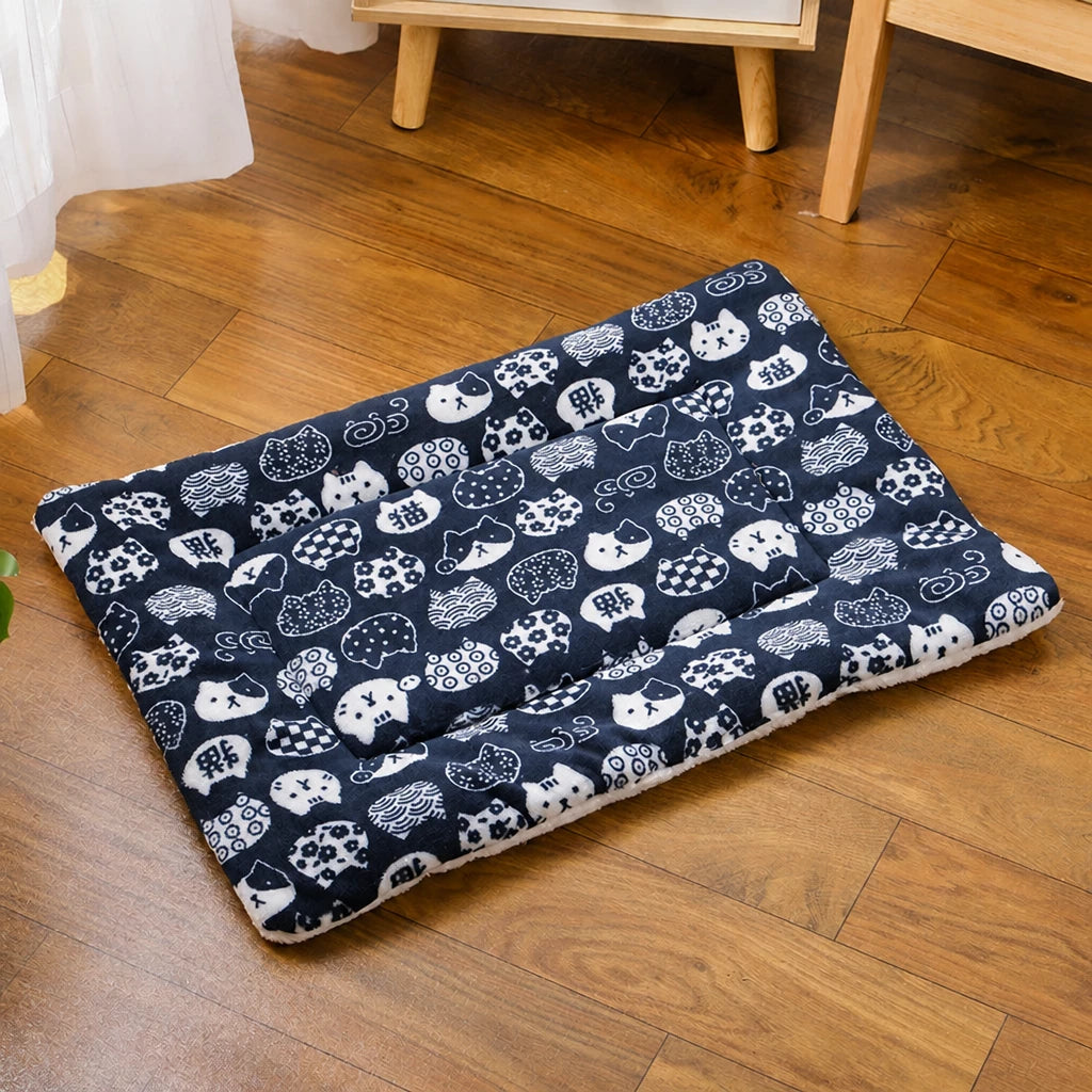 All-Season Three-Layer Pet Bed Mat for Dogs and Cats