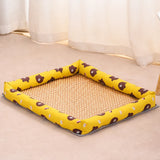 Year-Round Woven Pet Bed Mat for Dogs & Cats