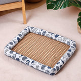 Year-Round Woven Pet Bed Mat for Dogs & Cats