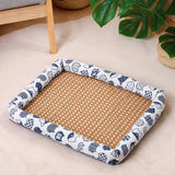 Year-Round Woven Pet Bed Mat for Dogs & Cats