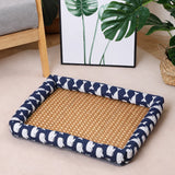Year-Round Woven Pet Bed Mat for Dogs & Cats
