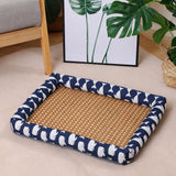 Year-Round Woven Pet Bed Mat for Dogs & Cats