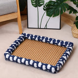 Year-Round Woven Pet Bed Mat for Dogs & Cats