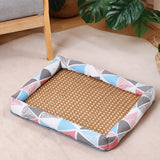 Year-Round Woven Pet Bed Mat for Dogs & Cats