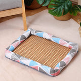 Year-Round Woven Pet Bed Mat for Dogs & Cats