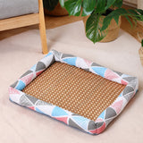 Year-Round Woven Pet Bed Mat for Dogs & Cats