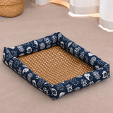 Year-Round Woven Pet Bed Mat for Dogs & Cats