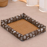 Year-Round Woven Pet Bed Mat for Dogs & Cats