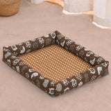 Year-Round Woven Pet Bed Mat for Dogs & Cats