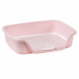 Flat Plastic Dog Potty Tray with Mesh Grate