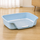 Flat Plastic Dog Potty Tray with Mesh Grate