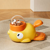 Duck-Shaped Interactive Treat Dispenser Toy for Pets