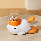 Duck-Shaped Interactive Treat Dispenser Toy for Pets