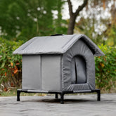 Enclosed Outdoor Pet Shelter for Cats and Dogs