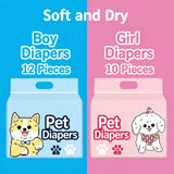 Disposable Dog Diapers for Male and Female Dogs