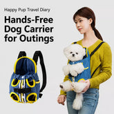 Pet Carrier Backpack for Cats and Dogs, Front or Back Carry