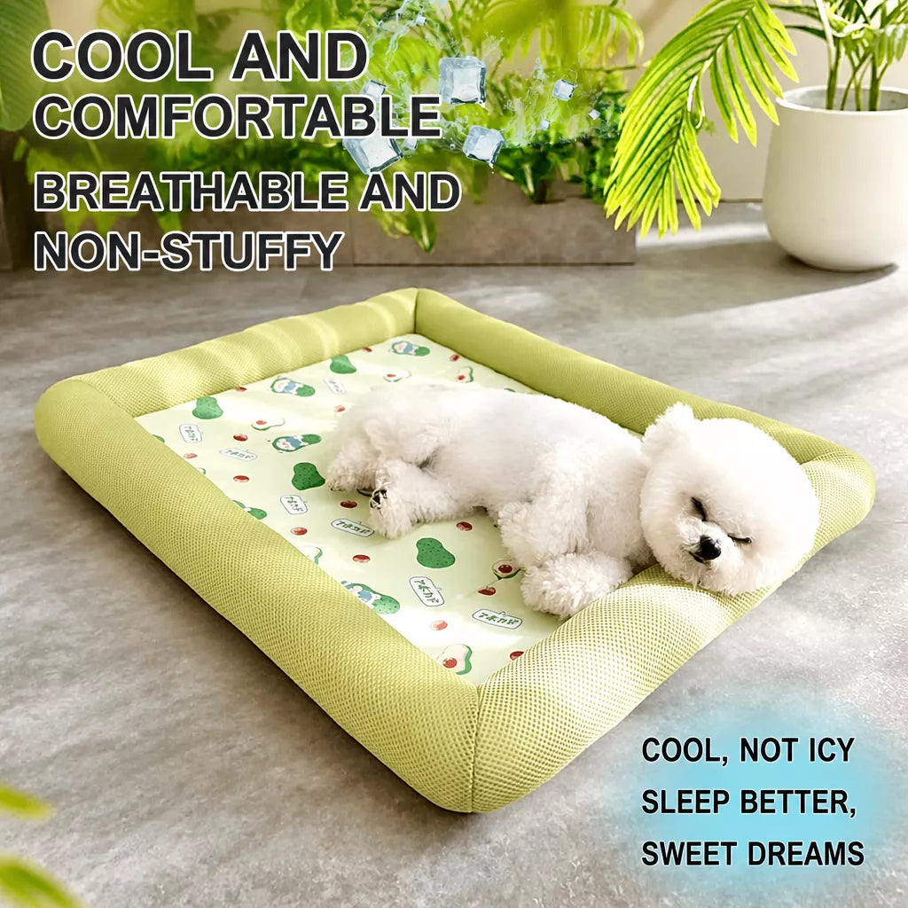 Cushioned Pet Bed Mat for Dogs and Cats