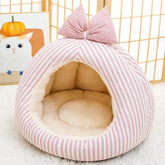 Covered Tent-Style Pet Bed for Cats and Puppies