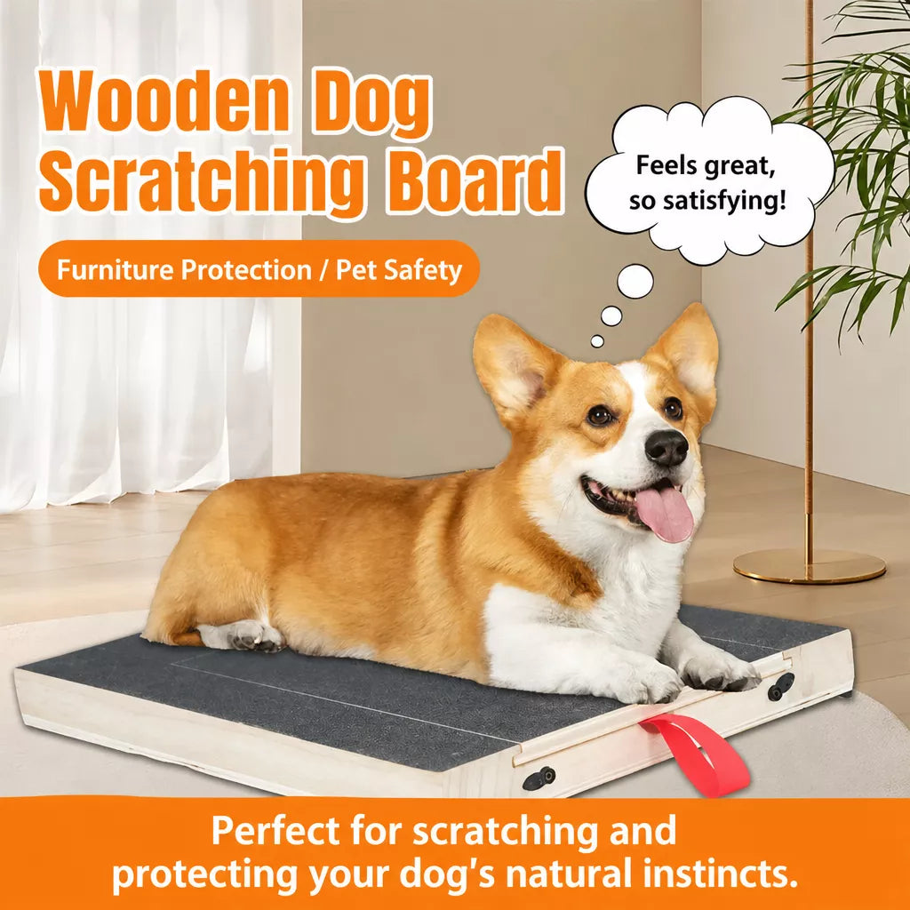 Solid Wood Dog Nail Scratch Board