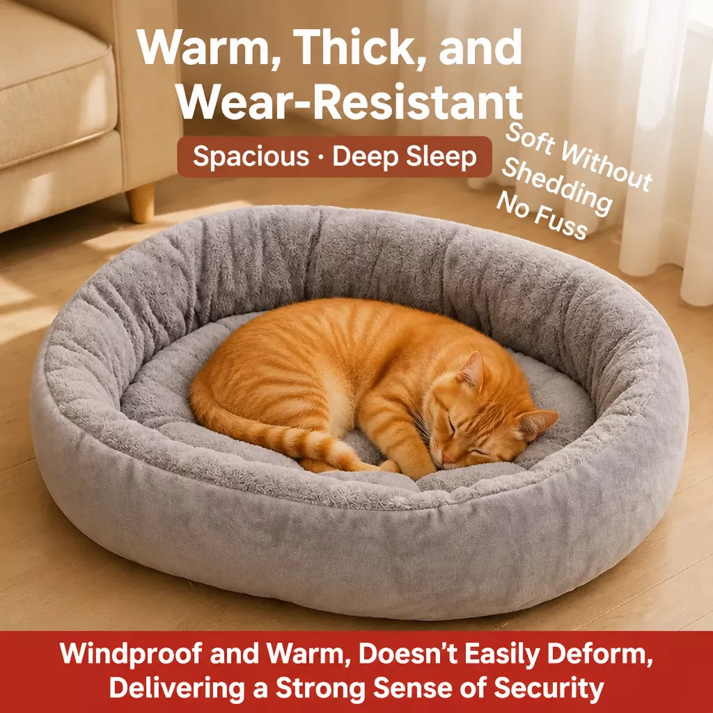 Fleece Pet Bed for Cats and Dogs
