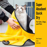Cotton Pet Drying Towel for Dogs & Cats
