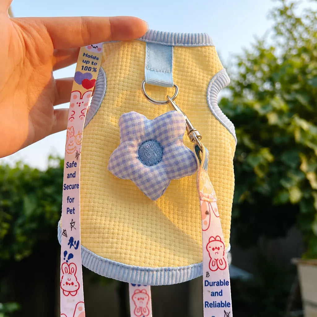 Cat & Small Dog Vest with Leash Opening
