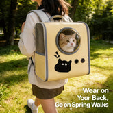 Breathable Pet Carrier Backpack for Cats and Small Dogs