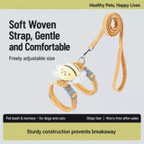 Adjustable Pet Harness and Leash Set for Cats and Small Dogs