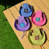 Canvas Outdoor Hat for Dogs and Cats