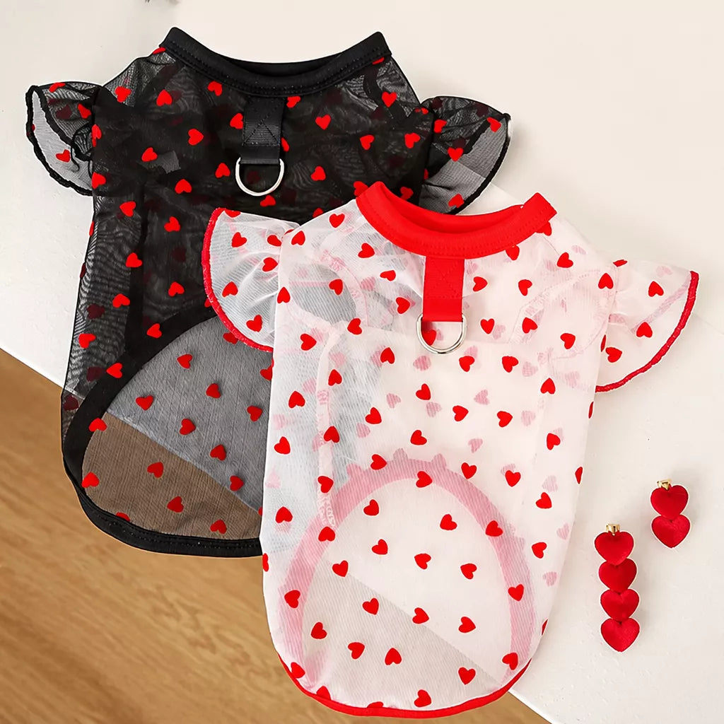 Lightweight Mesh Pet Shirt for Dogs and Cats