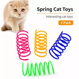 Plastic Spring Cat Toy