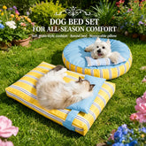 Striped Washable Pet Bed Mats